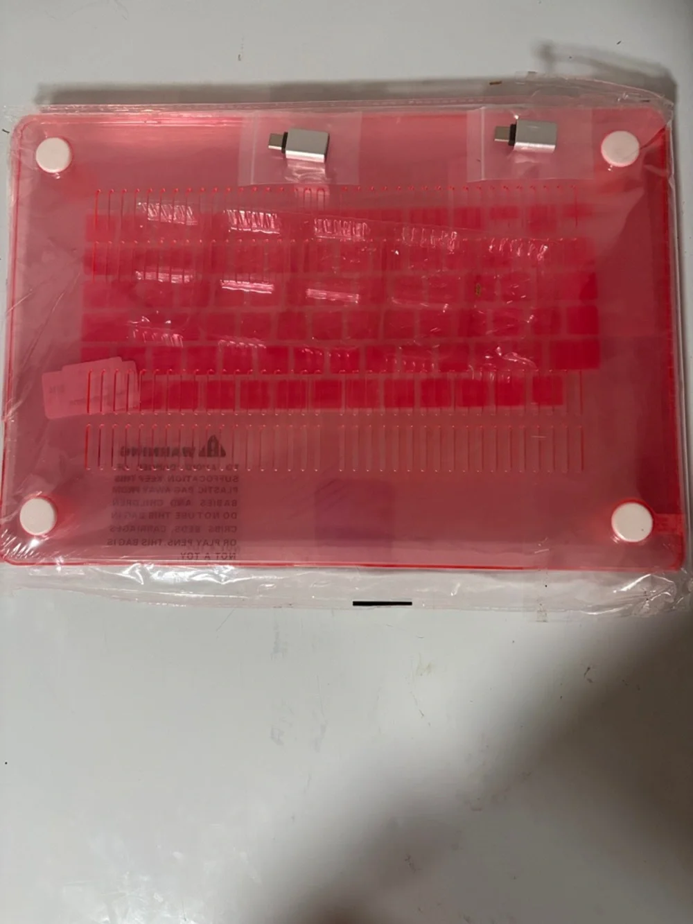Pink Laptop Protective Case with Keyboard Cover